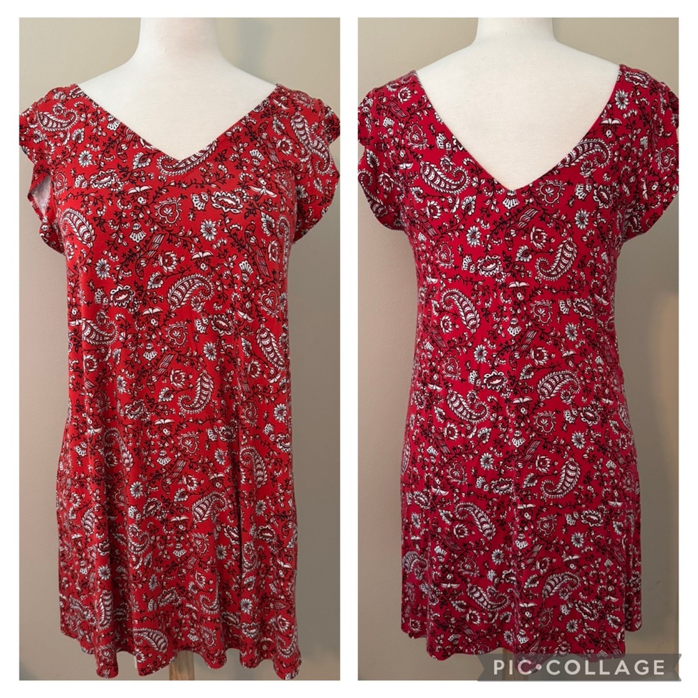 Loft Paisley Swing Dress